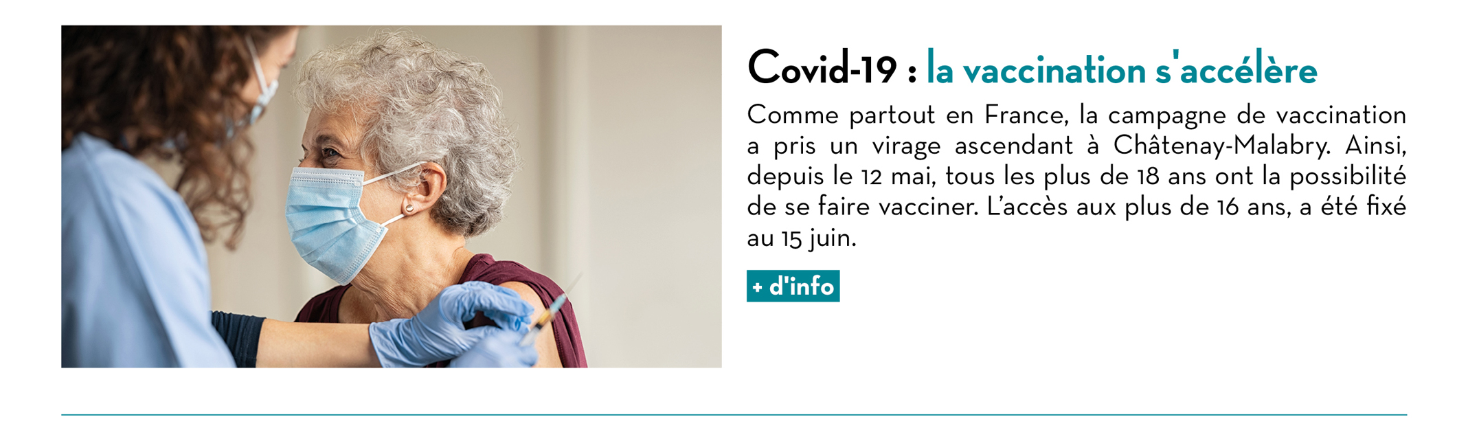Covid-19 : la vaccination s'accélère