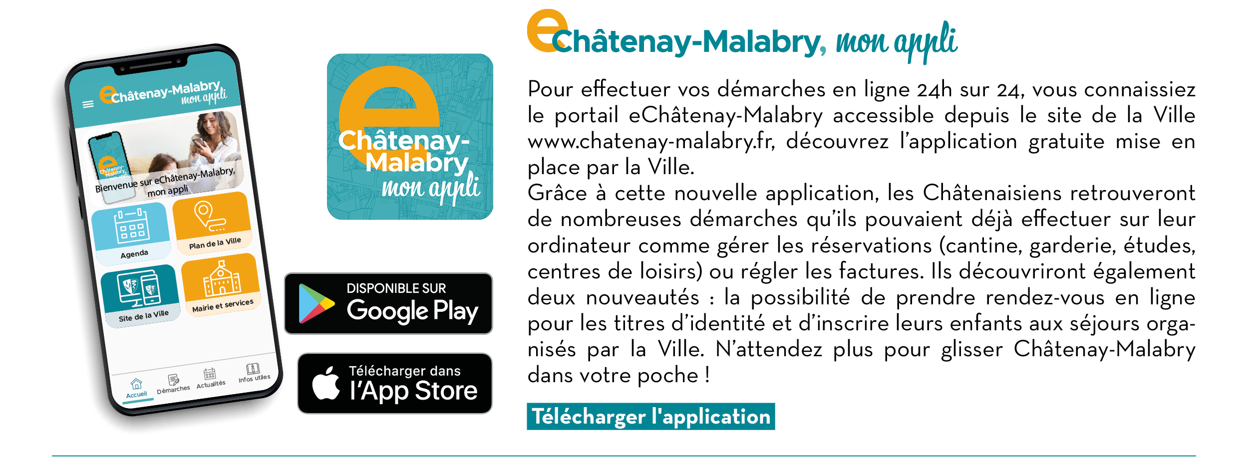 Nouveau : eChâtenay-Malabry, mon appli