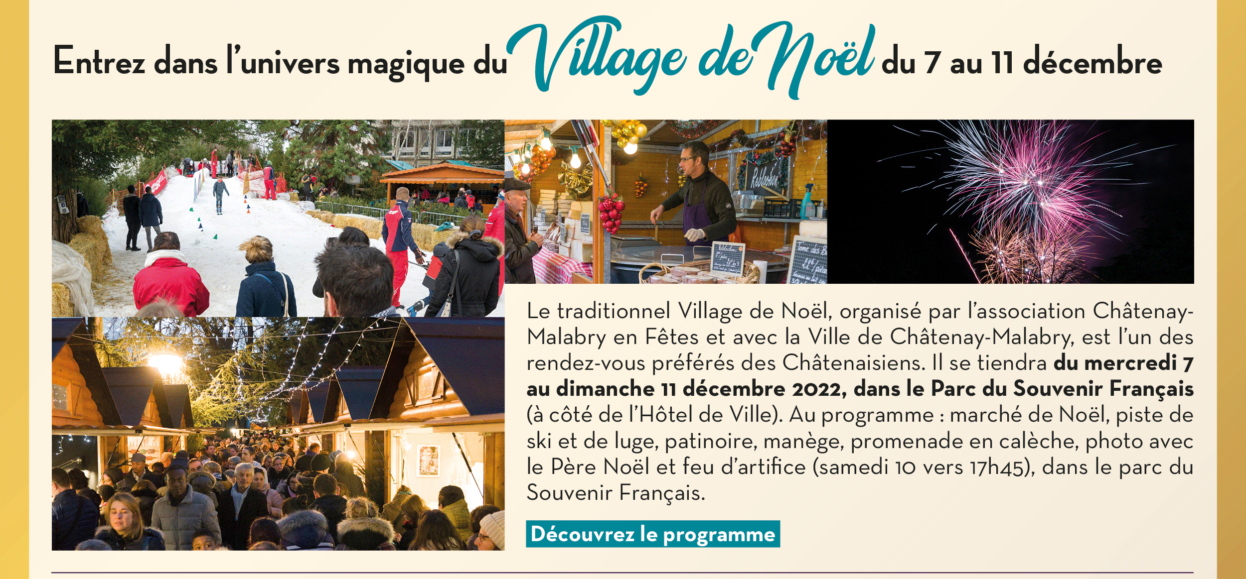 Village de Noël du 7 au 11 décembre
